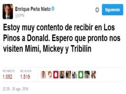 Los internautas señalaron que el polémico estadounidense no es bienvenido en México. TWITTER /