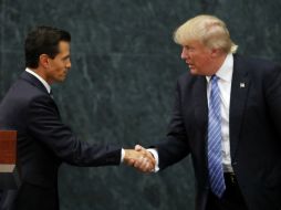Donald Trump aseguró que para velar por la seguridad y la economía de EU y México es necesario construir un muro. AP / D. Lopez-Mills