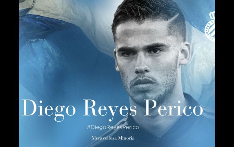 El nuevo 'Periquito' vestirá su tercera playera en Europa y segunda en la liga española. TWITTER / @RCDEspanyol