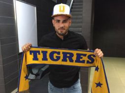 El jugador llegó el pasado martes al país para ser sometido a los exámenes físicos y médicos correspondientes. TWITTER / @TigresOficial