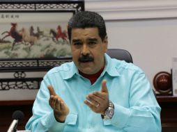 'La inmunidad parlamentaria no está creada para violar la Constitución, para cometer crímenes', asevera Maduro. EFE /