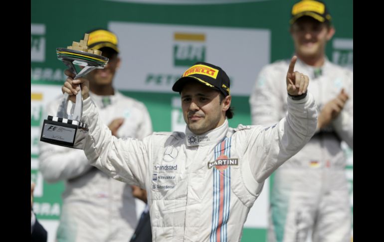 Massa debutó en el GP de Australia de 2002 y ha disputado 242 Grandes Premios, en los que ha logrado 11 victorias y 41 podios. AP / R. Mazalan