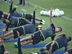 Tras llegar a Cuscatlán, los mexicanos reconocieron el estadio donde hoy se enfrentarán a la Selección de El Salvador. MEXSPORT / J. Ramírez