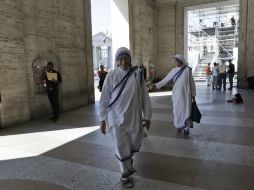 La familia religiosa de las Hermanas de la Caridad, la congregación fundada por la futura santa, organiza actividades en Roma. AP / A. Tarantino