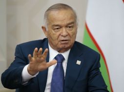 Islam Karimov, mandatario de 78 años, permaneció casi tres décadas en el poder. AP / I. Sekretarev