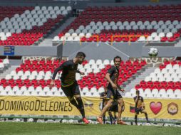 Los Leones Negros entrenan previo al encuentro ante Zacatepec este domingo. TWITTER / @LeonesNegrosCF