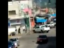 Usuarios en redes sociales grabaron parte de los enfrentamientos. TWITTER / @oneamexico