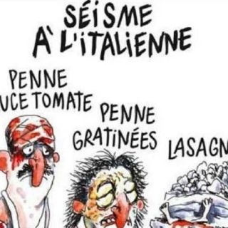 Indigna a Italia viñeta de 'Charlie Hebdo' sobre terremoto