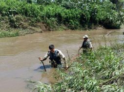 El cuerpo de la víctima se localizó a tres metros de distancia de donde se reportó su desaparición. ESPECIAL /