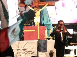 Jesús Sales, representante del fallecido ‘Divo de Juárez’. EFE / M. Guzmán