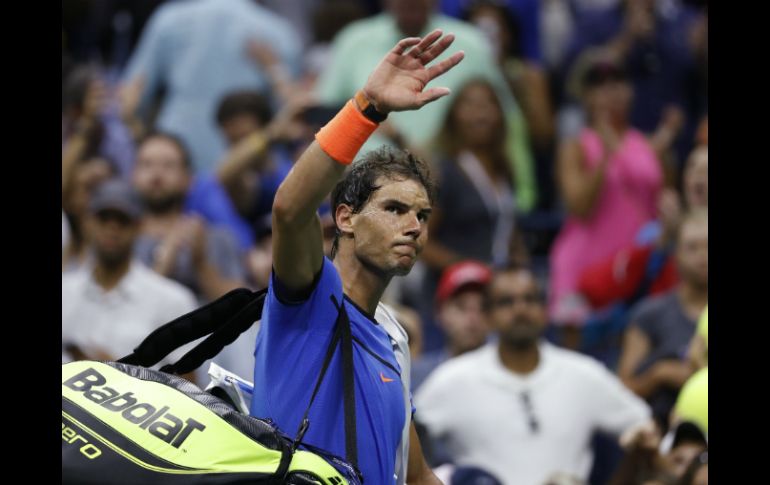 Rafael Nadal fue eliminado en octavos de final del Abierto de tenis de EU. AP / A. Brandon