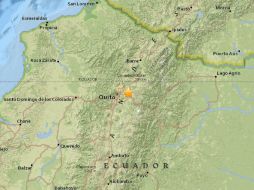 El hipocentro del movimiento telúrico se ubicó a unos cinco kilómetros de profundidad. ESPECIAL / earthquake.usgs.gov