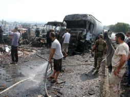 Los terroristas atacaron en áreas que están bajo el control de las fuerzas kurdas. AFP / SANA