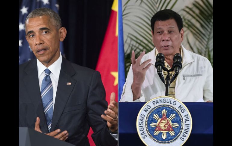 Duterte ha dicho que está preparado para defender su represión sangrienta del narco, que ha generado preocupación en Estados Unidos. AFP / S. Loeb / M. Dejeto