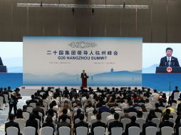 Durante la Cumbre de Hangzhou, los líderes del G-20 y organizaciones internacionales discutieron estrategias de cooperación. AP / N. Han Guan