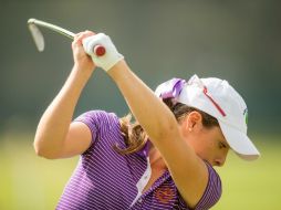 La mexicana Gaby López se mantiene en la posición 82 del ranking mundial de la LPGA. AFP / ARCHIVO