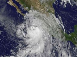 La tormenta se encontraba a 220 kilómetros al oeste-noroeste de Cabo Corrientes, Jalisco. AFP / NASA-NOAA