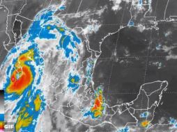 Newton se mantiene como huracán de categoría 1. TWITTER / @conagua_clima