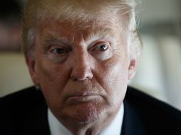 Trump dijo que no se había hablado sobre el tema del muro durante su visita a México; sin embargo, Peña Nieto señaló que sí. AP / E. Vucci