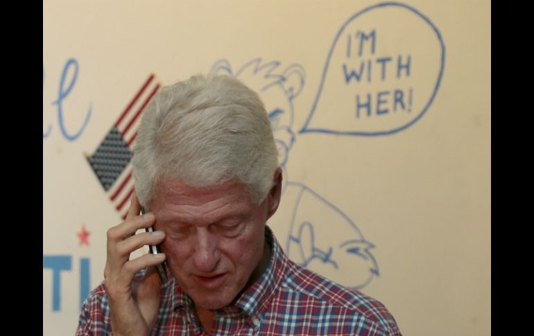 Bill Clinton, ex presidente de la Unión Americana no da crédito de la visita de Donald Trump a México. AP / S. Greene