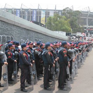 Más de tres mil policías vigilarán partido México-Honduras