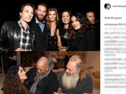 En la imagen también aparece Montserrat Oliver. INSTAGRAM / salmahayek