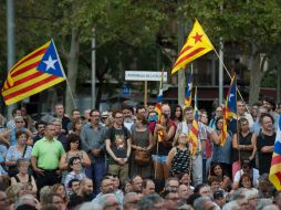 La movilización será el 11 de septiembre, fecha conmemorativa de la caída del autogobierno de Barcelona en 1714. AFP / J. Lago