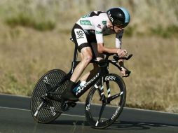 El británico Chris Froome (Sky) durante la decimonovena etapa de La Vuelta a España entre Javea y Calpe, de 37 kilómetros. EFE / J. Lizón