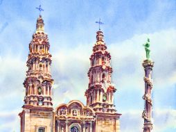 La plancha exterior a la Catedral es también uno de los puntos comerciales más importantes de la ciudad. EL INFORMADOR / J. Monroy