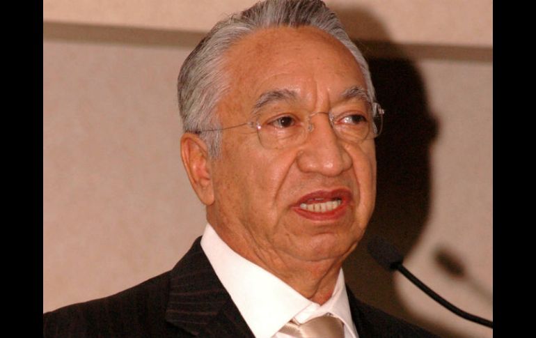 Isaías González Cuevas, invitó a los ciudadanos a participar con propuestas en la Casa de Enlace de la CROC. NTX / ARCHIVO