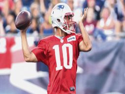 Jimmy Garoppolo. El novel lanzador de los Patriotas de Nueva Inglaterra. AP /