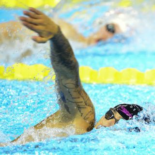 Luis Armando Andrade se instala en final de natación