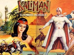 'Kalimán' surgió en 1963 en la radio y dos años después en historietas, donde se mostró a un hombre de asombrosa belleza varonil. ESPECIAL /