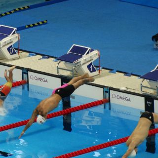 Mexicano finaliza octavo en 100 metros de nado libre