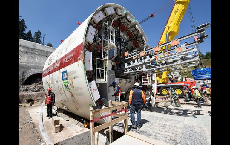 Los trabajos se realizarán a una velocidad de entre 12 y 20 metros diarios. NTX /