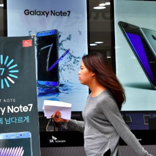 Acciones de Samsung se hunden por problemas del Galaxy Note 7