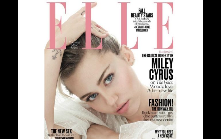 Miley Cyrus ofreció una entrevista a la revista 'ELLE' para la edición de octubre. INSTAGRAM / mileycyrus