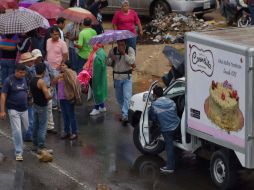 Los normalistas estuvieron bloqueando la caseta desde las 10:00 horas. SUN / ARCHIVO