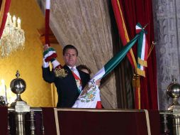 Por cuarta ocasión consecutiva, el papel del Presidente se limitará en esta celebración del tradicional 'Grito'. NTX / ARCHIVO