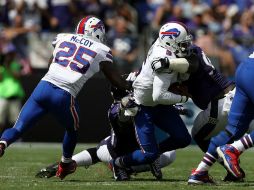 Los Bills cayeron este domingo por 7-13 ante Cuervos de Baltimore. AFP / ARCHIVO
