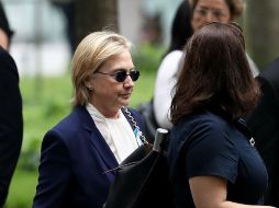 Brian Fallon, portavoz de la campaña de Clinton, enfatizó que la candidata no sufre ninguna ocondición médica 'no revelada'. AFP / J. Sullivan