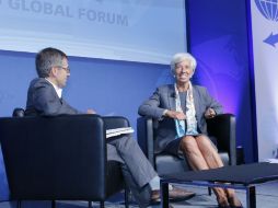 Lagarde señala que este año la economía mundial crecerá lo mismo que el año pasado, o poco menos. NTX / ARCHIVO