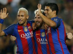 El primer paso del Barça hacia la soñada final de Cardiff fue firme. AP / M. Fernandez