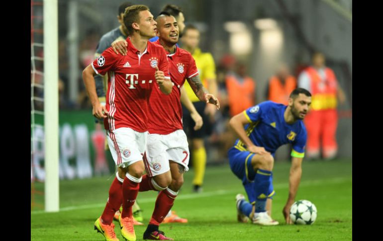 Joshua Kimmich anotó dos de los goles bávaros. AFP / P. Kneffel
