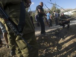 El Ejército de Israel anunció que sus aviones habían actuado en respuesta al disparo de tres proyectiles. EFE / A. Safadi