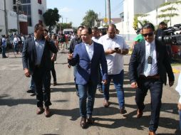 El fiscal general, Eduardo Almaguer, llegó a la Calle 14 minutos después del tiroteo. EL INFORMADOR / G. Gallo