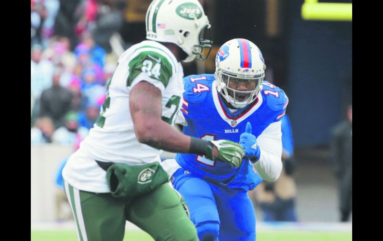 Buffalo ha ejercido superioridad, pues ha ganado seis de sus seis enfrentamientos ante los Jets. AP /