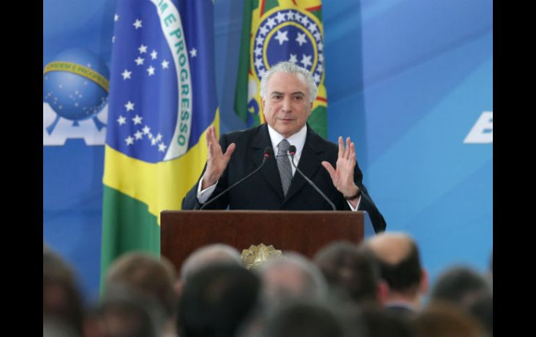 Michel Temer prepara el terreno para grandes cambios. AP / E. Peres