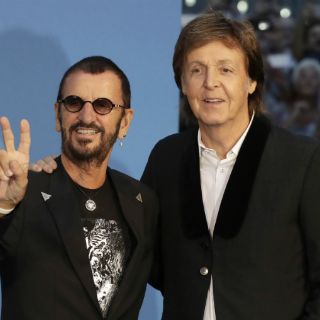 Paul y Ringo se reúnen para estreno de película de los Beatles