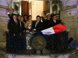 Aristóteles Sandoval recordó a los héroes patrios en la tradicional ceremonia del 'Grito de Independencia'. EL INFORMADOR / R. Tamayo